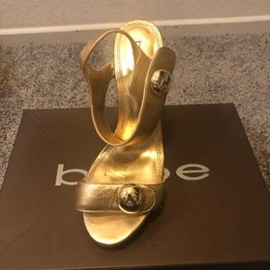 Bebe shoes Gold